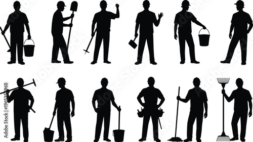 Black Silhouette Vector Set of Various Mushroom Species Including Toadstools Champignons and Wild Fungus for Nature Forest and Botanical Design