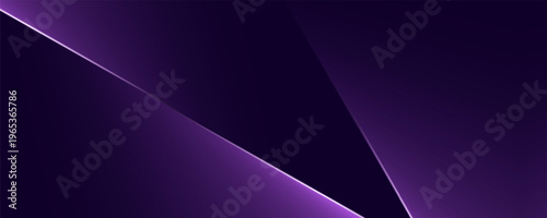 Abstract purple polygon luxury on blue dark background vector. Social ads banner or Landing page.