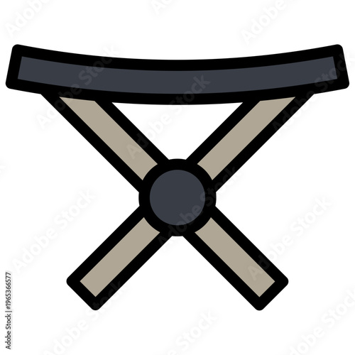 portable chair icon