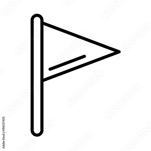 blank street sign, triangle flag