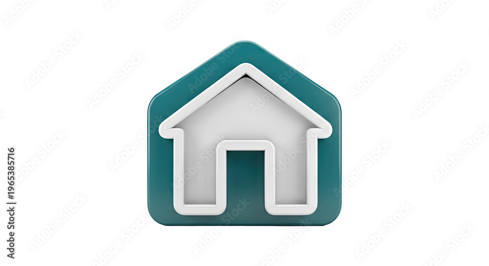 Obraz premium Modern Home Icon