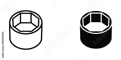 Comparison of hexagonal socket head cap screws with different fill styles