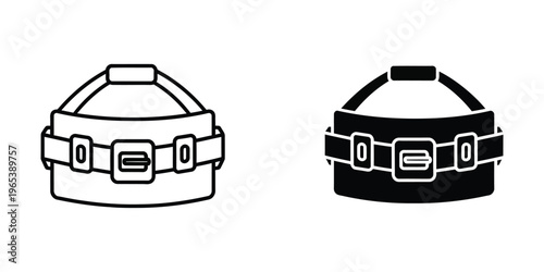 Comparison of two different styles of camera strap buckles and designs