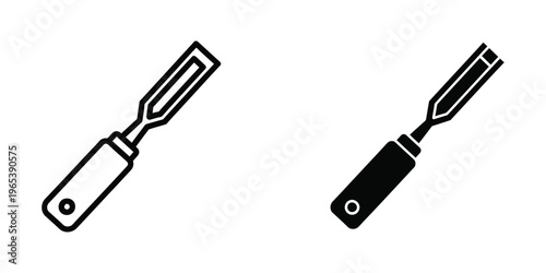 Two types of hair straightening tools with different handle designs displayed side by side