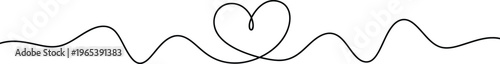 Heartbeat with a heart symbol in the middle