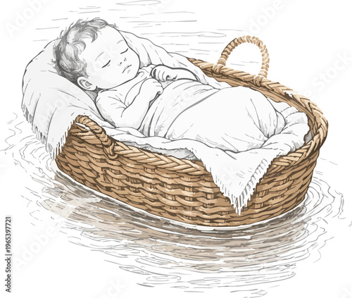 아기 모세 성경이야기 기독교