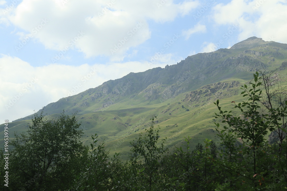 Obraz premium mountain landscape with clouds