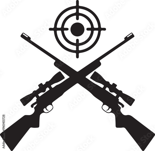 Hunting shotguns with target