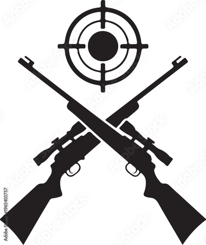 Hunting shotguns with target