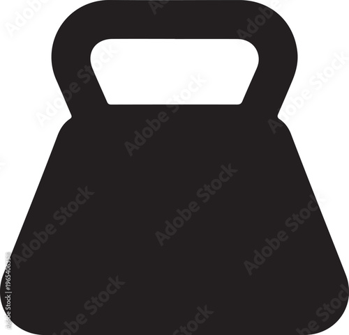 Metal weight of heavy mass flat vector icon for apps and websites