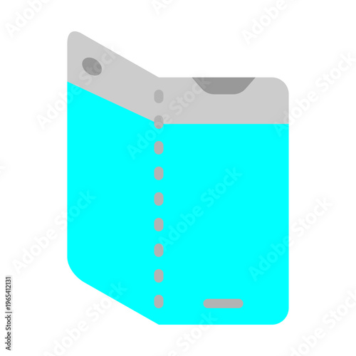 Foldable Phone Vector Flat Icon Design