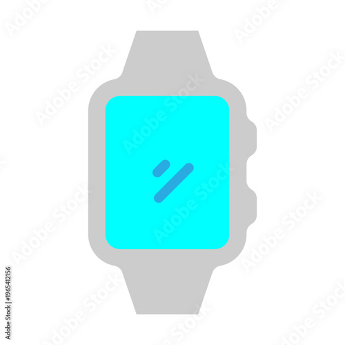 Smart Watch Vector Flat Icon Design