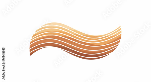 Abstract wavy lines forming a dynamic fluid shape