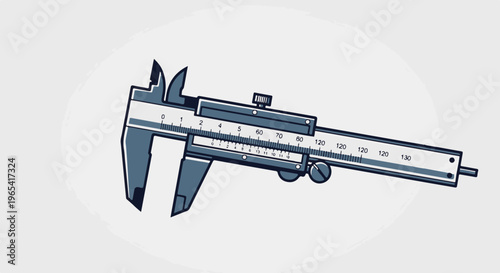 Precision instrument for accurate measurement, with dual scales for fine tuning
