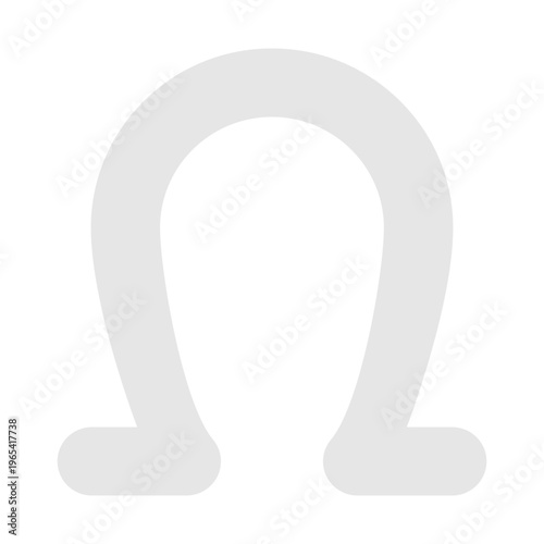 Horse Shoe Vector Flat Icon Design