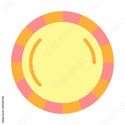 Chip Vector Flat Icon Design