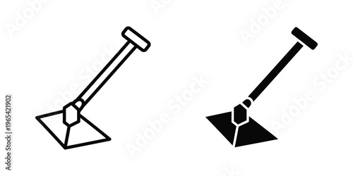 Two different types of adjustable floor lamp bases shown in black and white