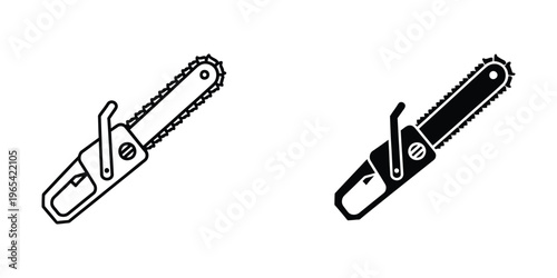 Comparison of a manual and a powered chainsaw blade design and structure