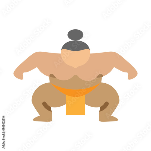 Sumo Vector Flat Icon Design