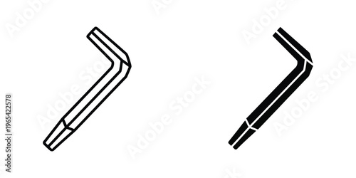 Two different types of elbow pipe fittings shown in black and white line art