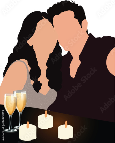 Romantic Indian Wedding Cocktail Night Celebration
