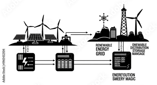 Renewable Energy Integration - Solar, Wind, and Grid Connection.