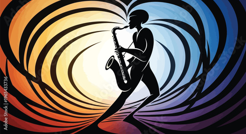 Fitness, athletic, running, sport, vector illustration, colorful background