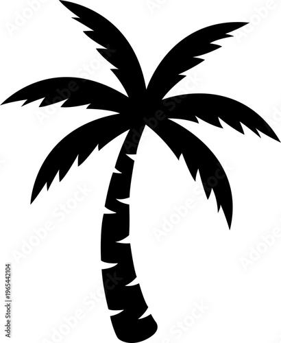 silhouette of palm tree illustration
