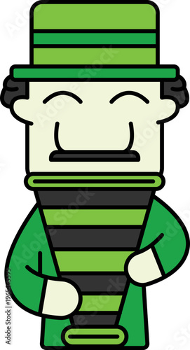 Happy Cartoon Man Sales Strategy