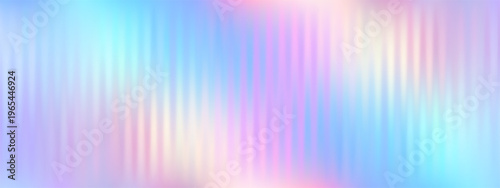Reeded pastel holographic colored glass vector texture background