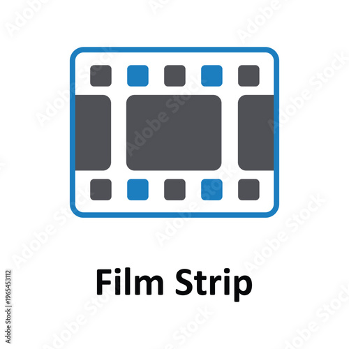 Film Strip Vector icon which can easily modify or edit