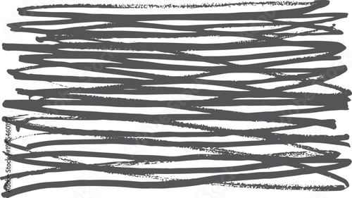 Dark gray hand drawn scribble lines pattern on a white background