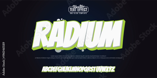 Radium Colorful Graffiti Font, this font can be used for logos and it looks perfect for short phrases and taglines	