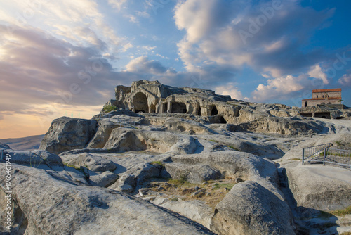 Konstfotografi Cave complex Uplistsikhe in Georgia