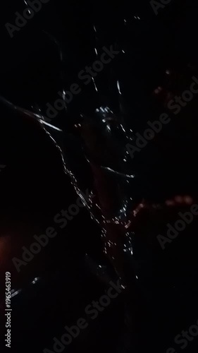 abstract background with particles