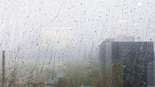 Monsoon Rain in IT Hub – Cinematic Timelapse Cityscape
