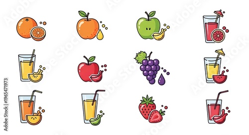Fruit Juice Set.