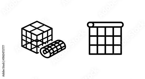 Uv unwrapping and layout illustration - 3D model texturing and texture mapping concepts