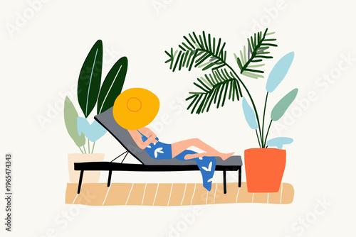 Modern Zero Gravity Outdoor Lounge