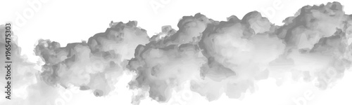 Dark smoke trails with swirling patterns, smooth curves and layered flow vector