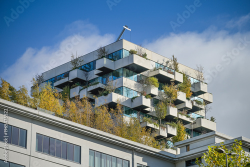 Photos Neubau Trudo Toren, Wohnturm, ökologisches, begrüntes Wohnhaus, ehemaliges Phili