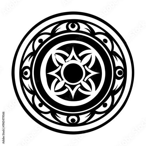 Lucky symbol icon in solid style