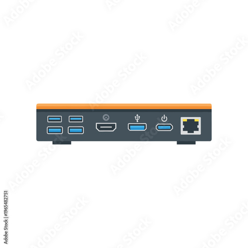 modern home thermostat control panel with buttons and display vector illustration