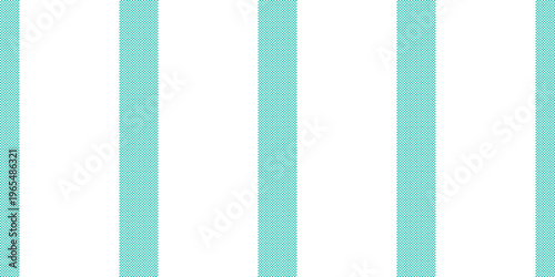 Khabby pattern seamless stripe, cool background lines texture. Dniform vertical fabric vector textile in white and teal colors.