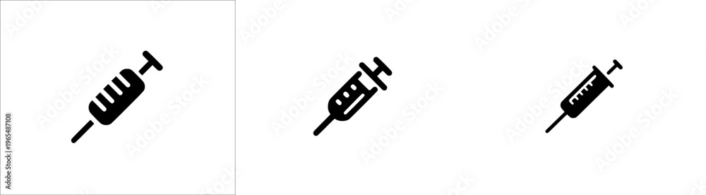 Obraz premium Needle of the Heart: The Symbol of Medical Professionals