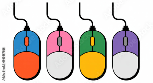 Colorful underwater scene featuring a variety of marine life and ocean creatures Vector