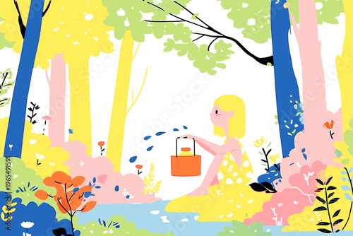 Happy Camper Enjoying Warm Shower from Solar Camp Shower Bag