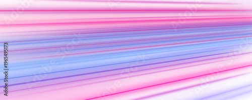 Cyan and pink light trails sweep across digital city road system. Glowing motion creates depth and speed illusion. Modern PNG illustration.
