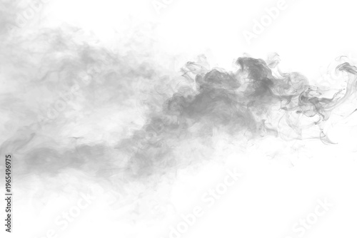 Smooth smoke ribbon with soft highlights and flowing motion, perfect for elegant compositions. vector