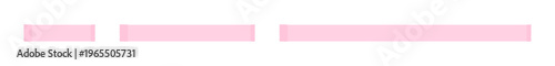 淡色ピンクの蛍光アンダーラインセット（手描き風マーカー線・横長強調ライン素材）